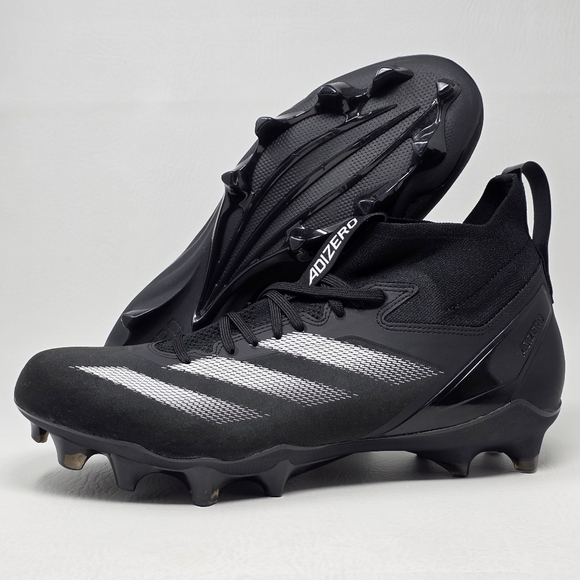 Adidas Adizero Impact + Plus Football Cleats ID1828 Core Black Mens Size 12 New main image 2